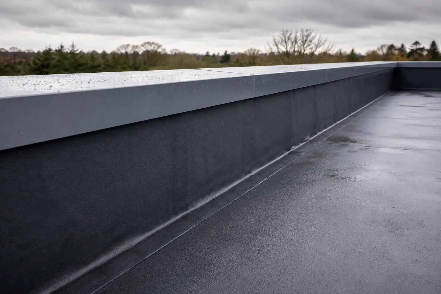 Parapet and capping detail