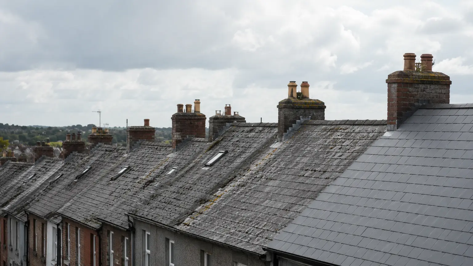 Rooftops across Dublin