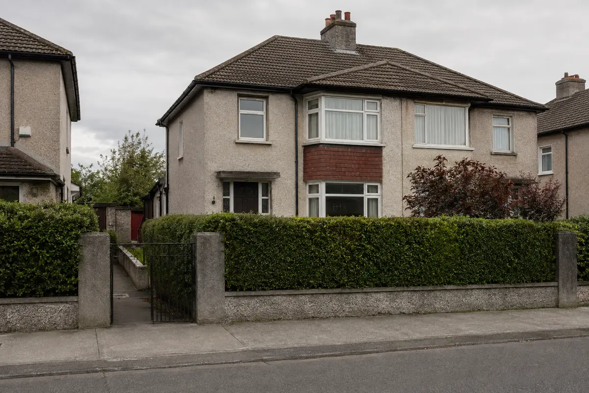 Later two-storey hipped semis in Killester, Dublin