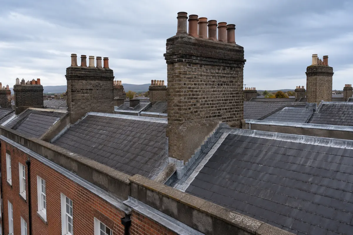 A four-storey Georgian roofline in south Dublin