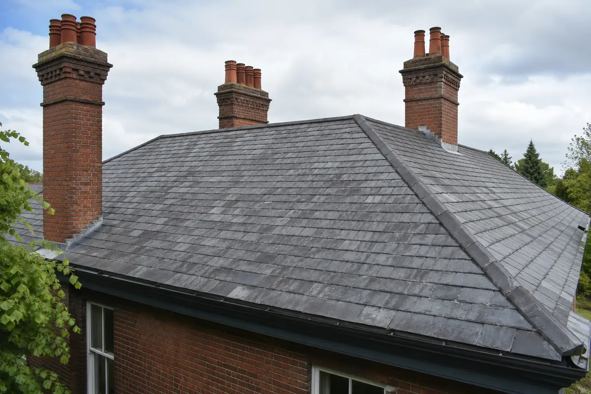 Roof detail on a Victorian villa in Rathgar, Dublin